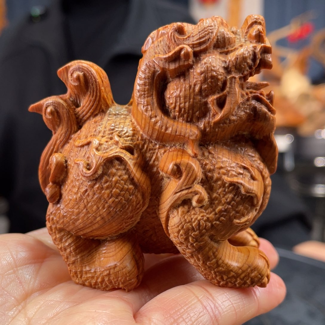 柏木（崖柏）手把件