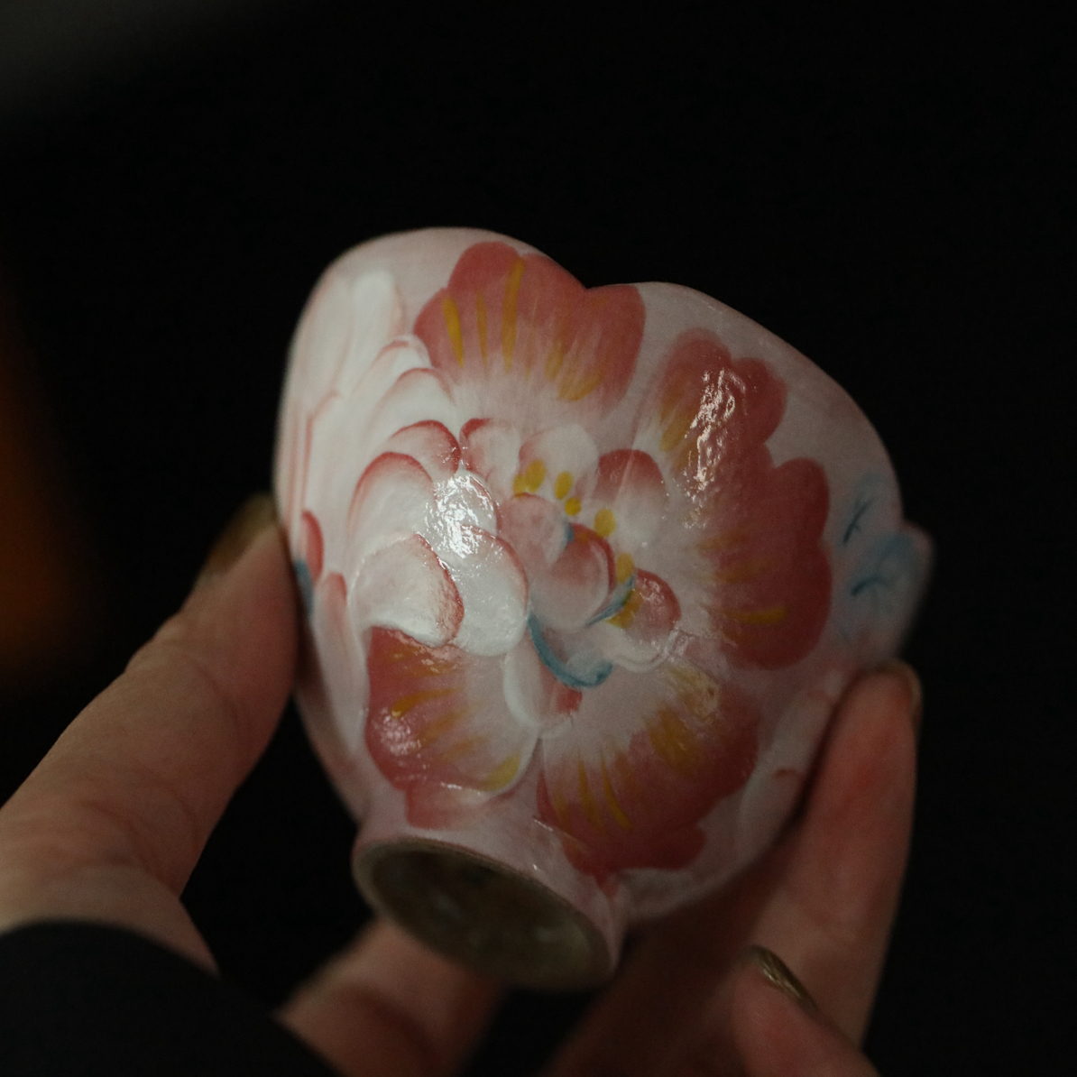 【花间茶器】粉彩小仙女款茶具陶瓷