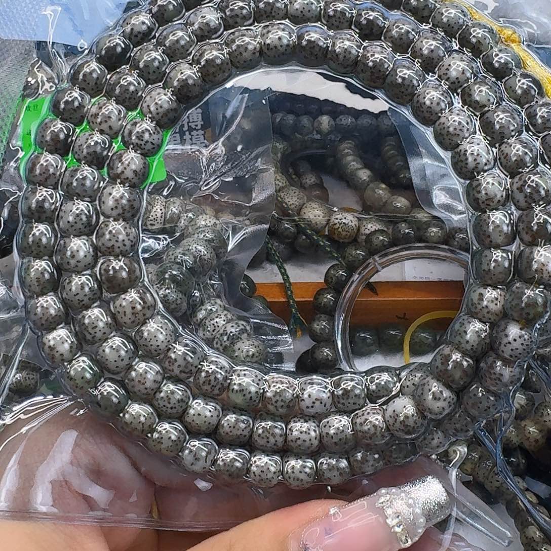 星月菩提手串111王者奶奶灰星月菩提87桶108