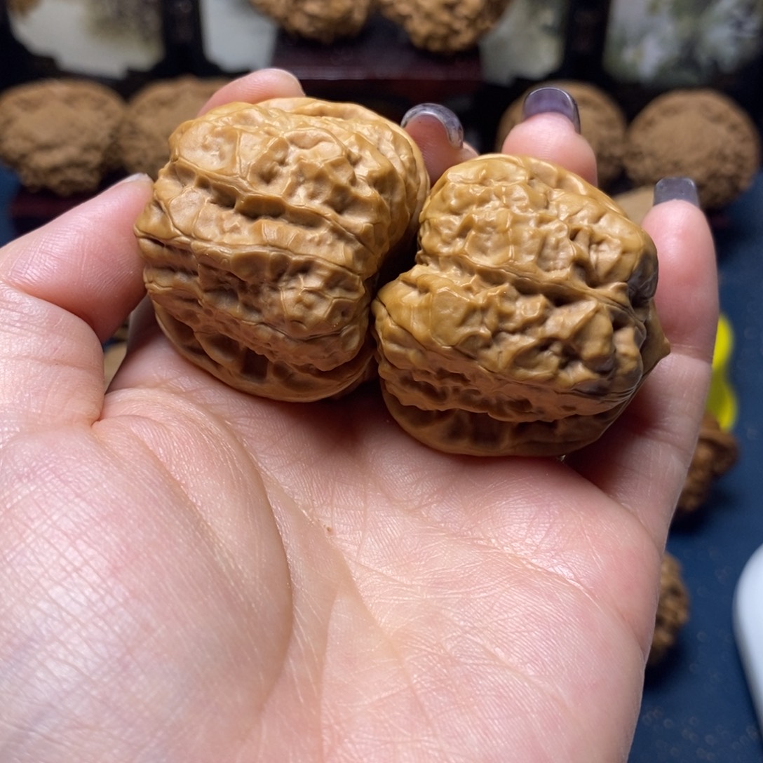 文玩核桃吊坠蛤蟆头39尺11