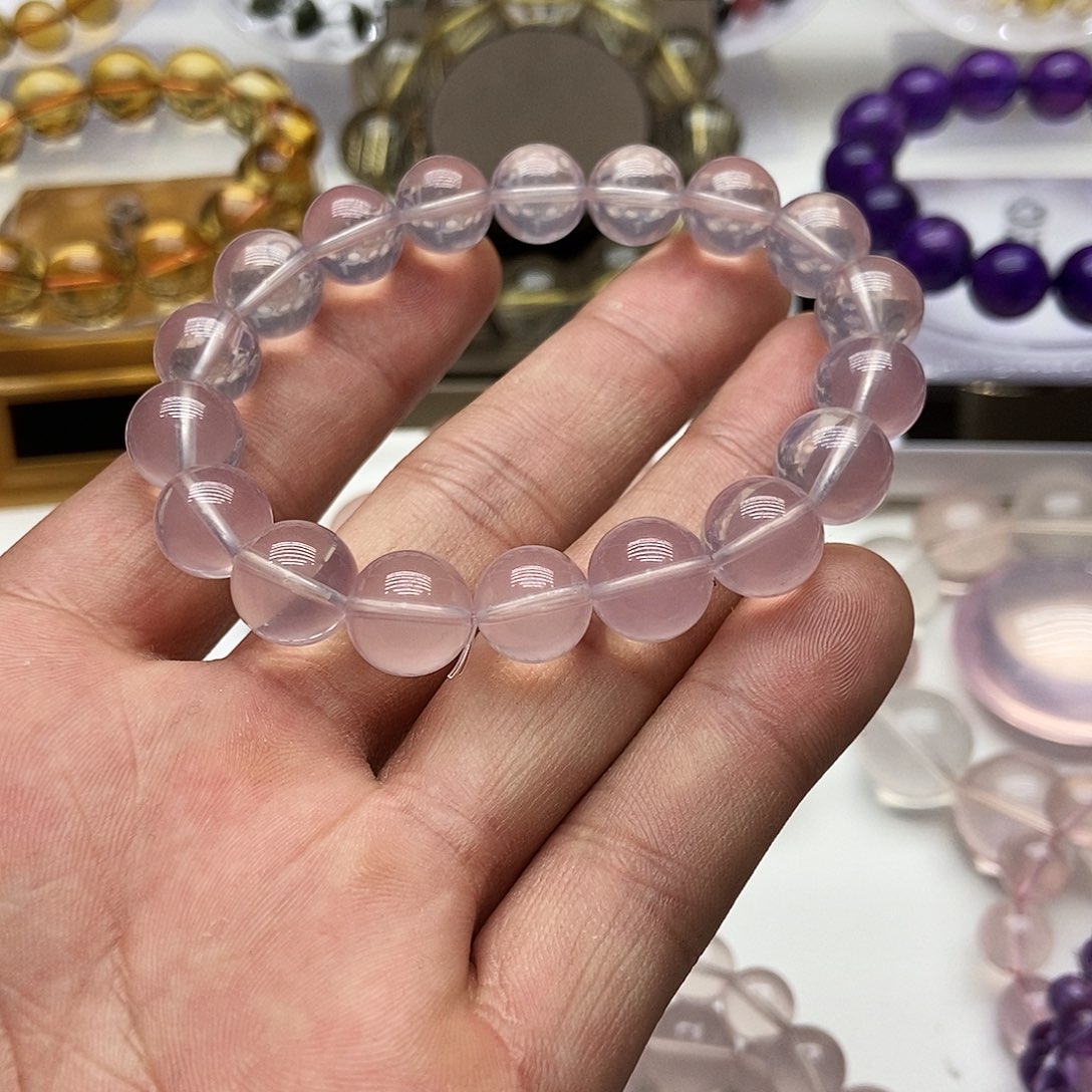 水晶手链未镶嵌胆***?默认微瑕