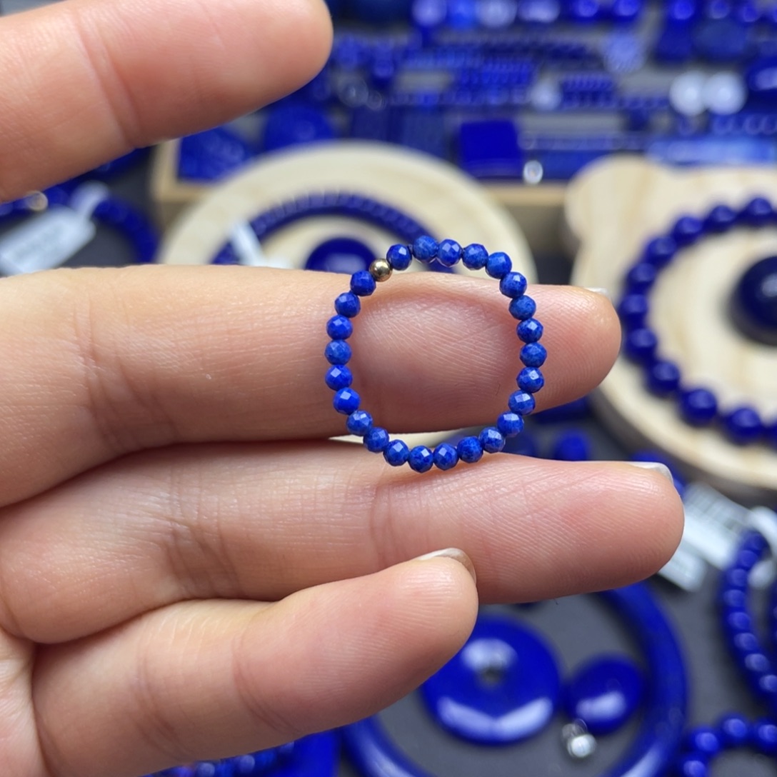 青金石未镶嵌戒圈