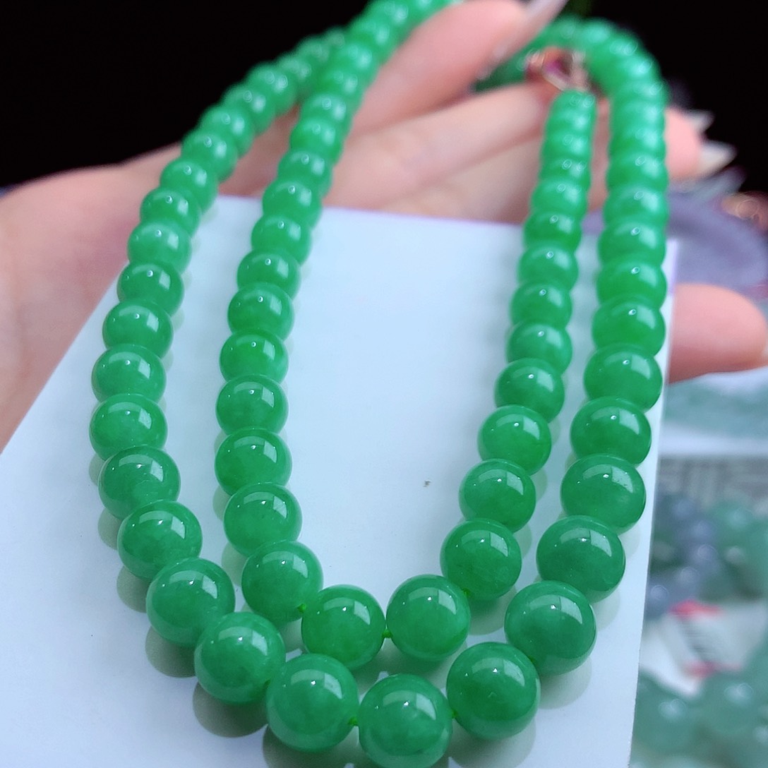 翡翠手链未镶嵌卡7-8