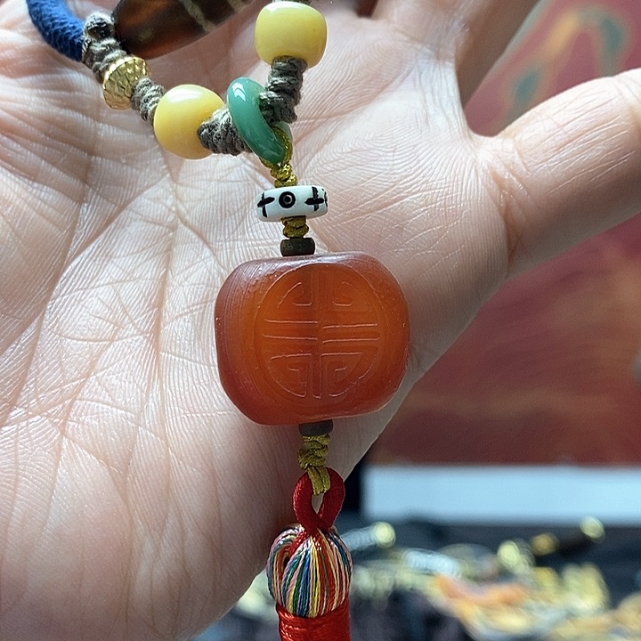玛瑙/玉髓颈饰合金