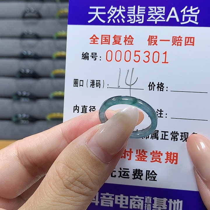 未镶嵌戒圈翡翠5301