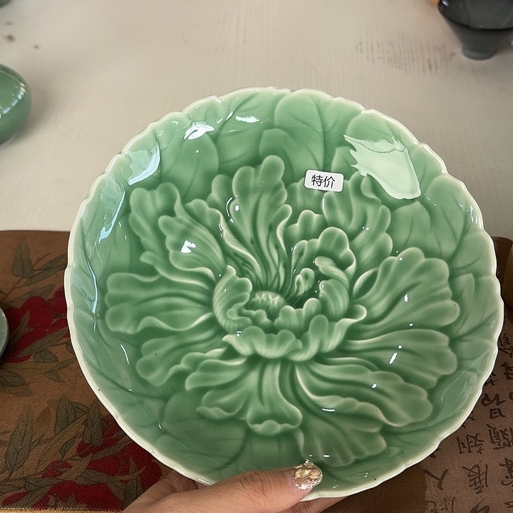 龙泉云间青瓷小米茶器