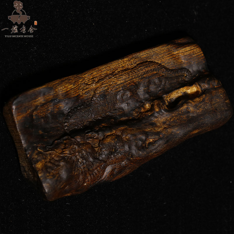 【一炉香舍】天然野料 黑棋 吊坠 15.89g