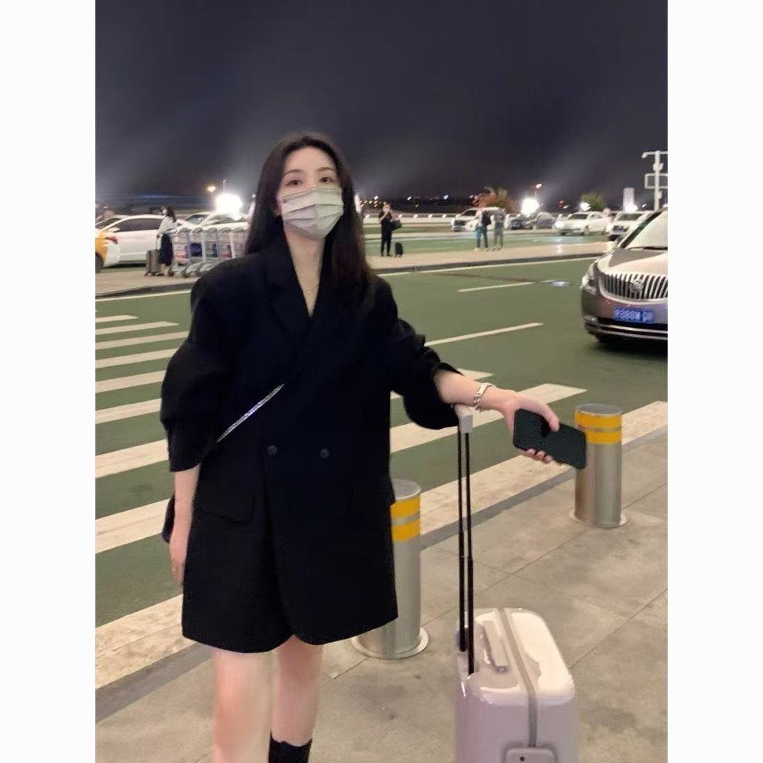 春季新款高级感西装#3271外套女韩版设计感西服上衣