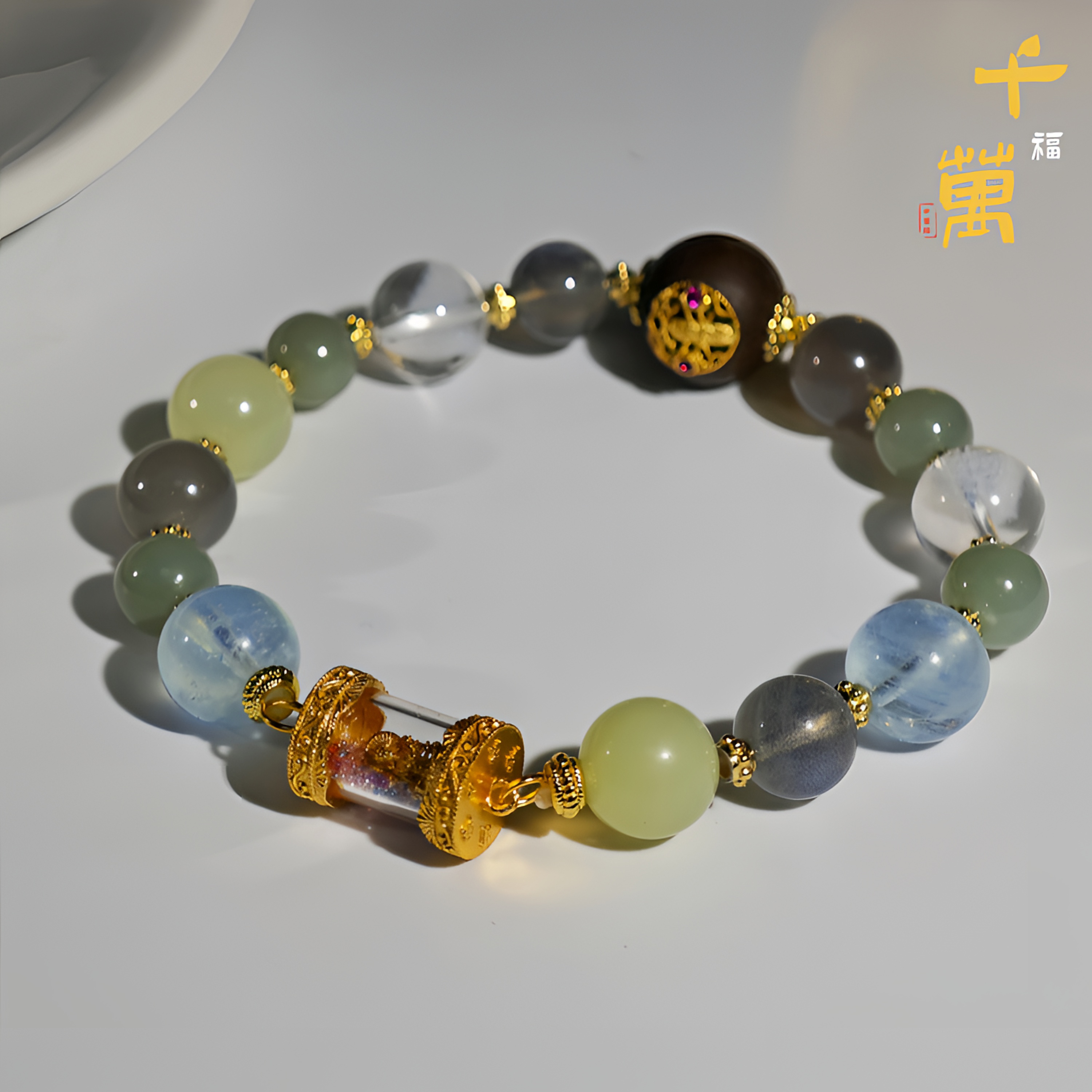 合金手链 【度妈妈】度母福管-多宝设计单圈手串-A4210007