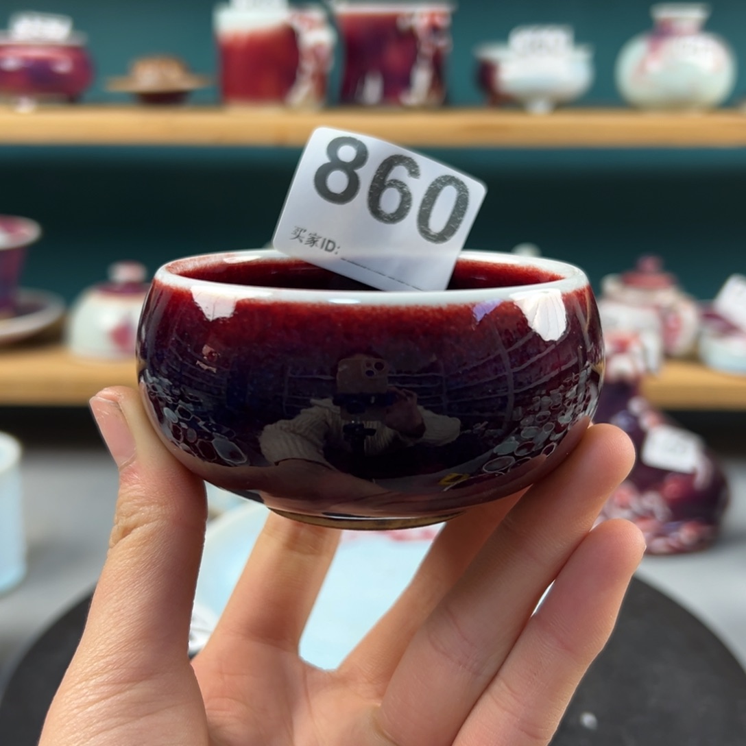 瓷片微瑕主人杯纯手工