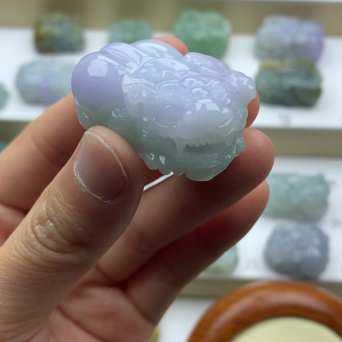 翡翠吊坠(不含链)未镶嵌天然缅甸翡翠A货貔貅