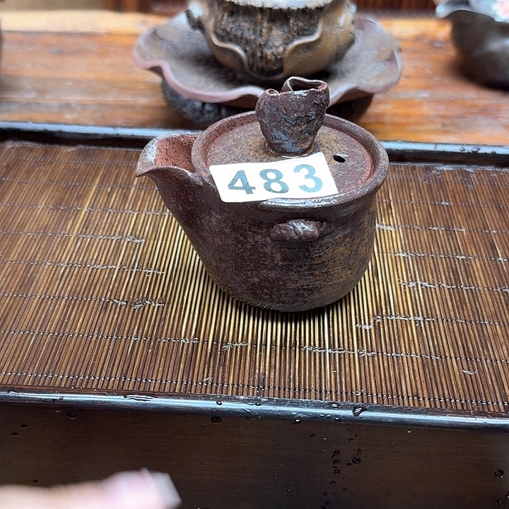 纯手工制作粗陶茶具