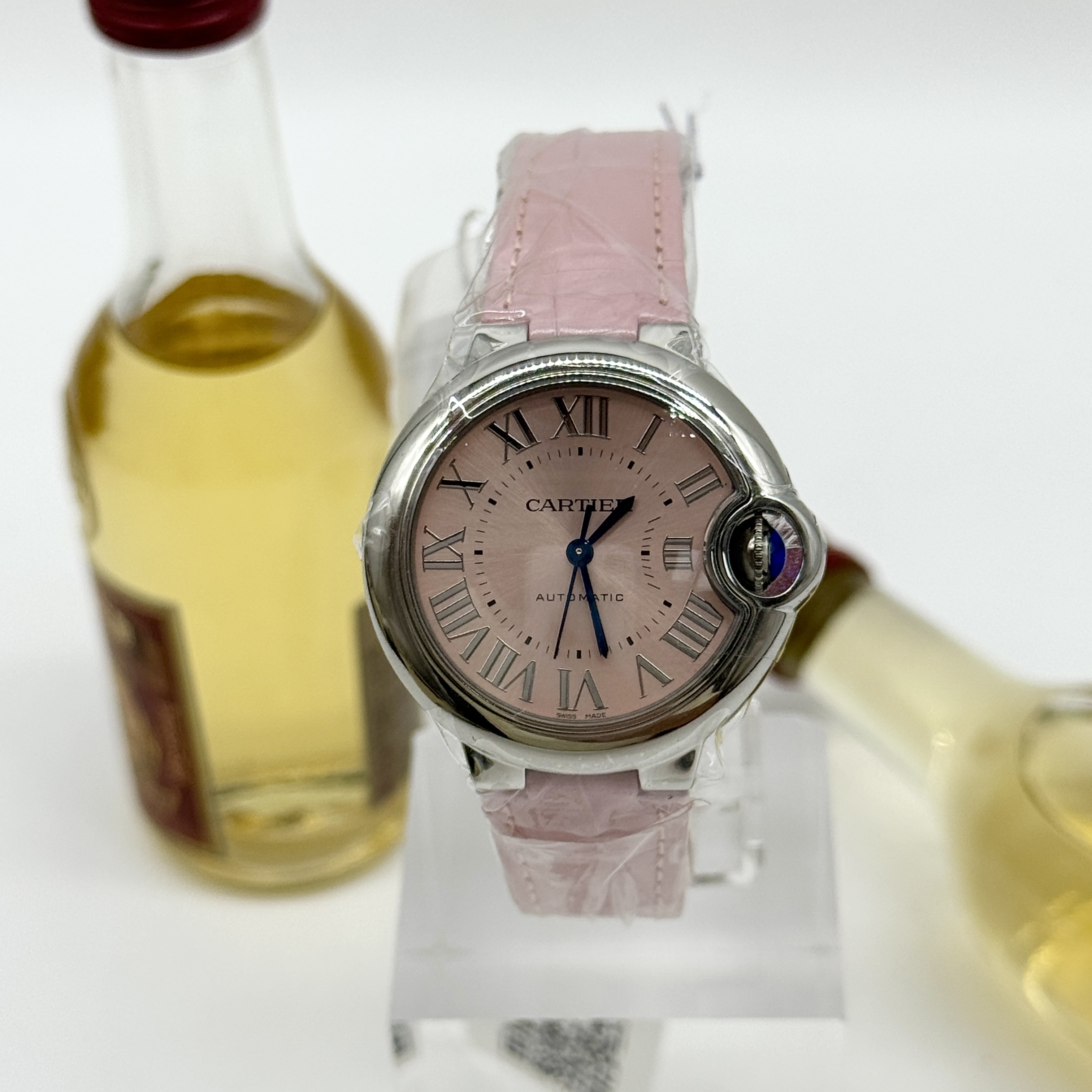 99新 Cartier/卡地亚 蓝气球 自动上链 精钢 33mm 25全