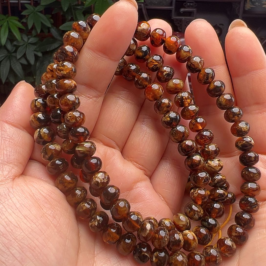 琥珀未镶嵌裸石抚顺琥珀20459八