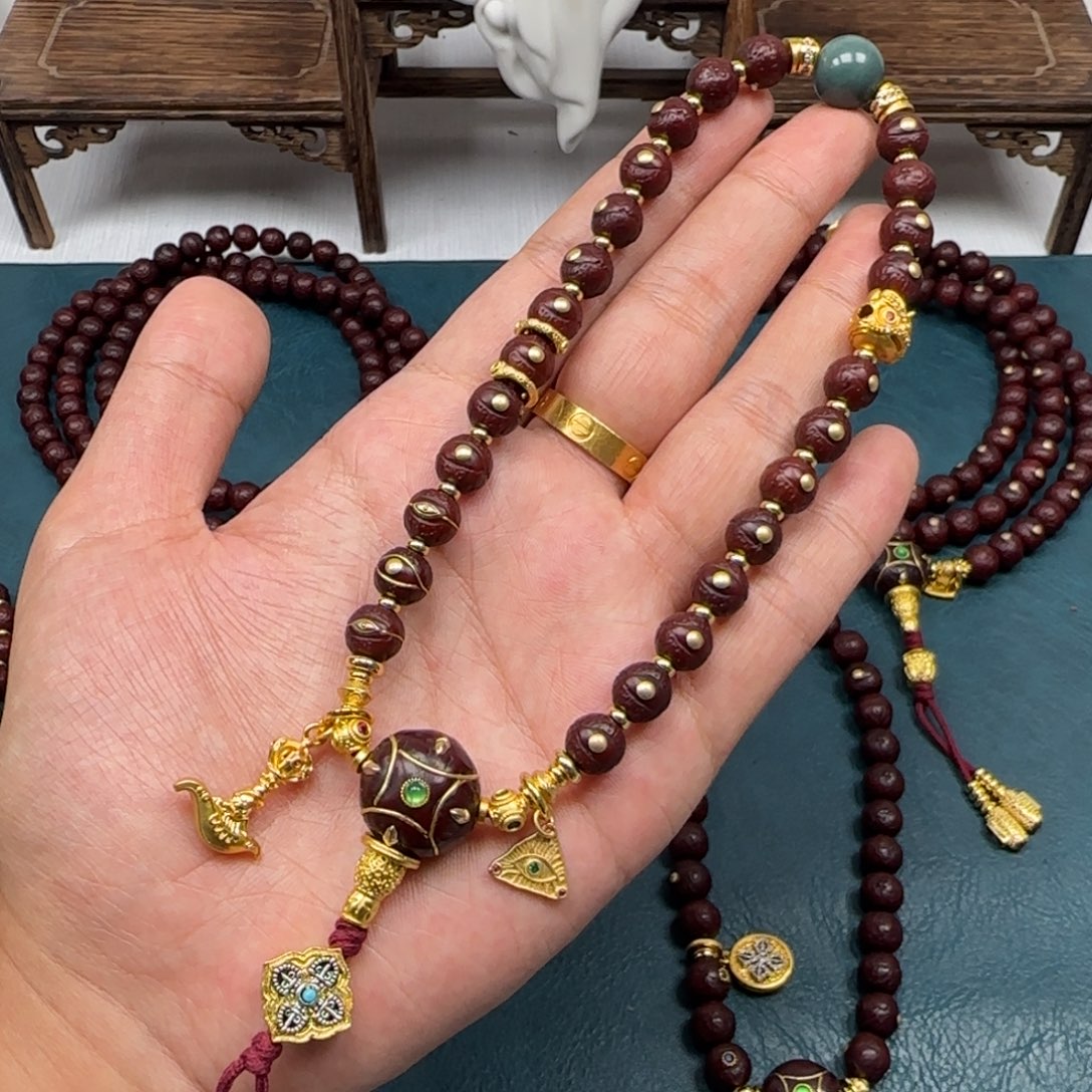 吊坠凤眼菩提凤眼金钉手持8.5满配