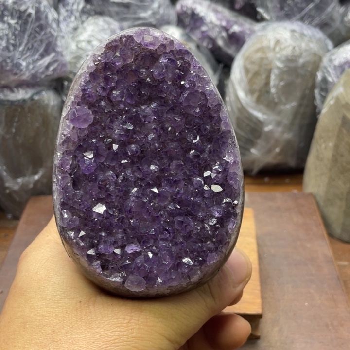 摆件紫晶未镶嵌紫晶