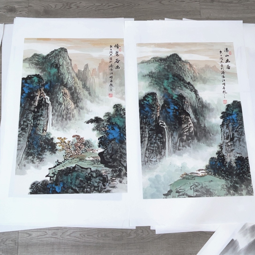 用***3国画何润杰老师作品欣赏