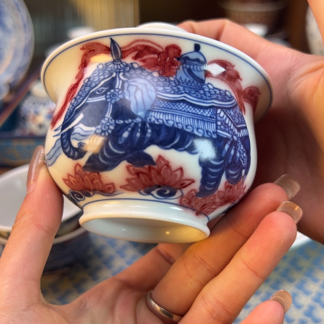 摆件景德镇手工手绘陶瓷