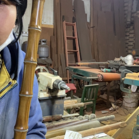 雨*绿檀竹节80x2.5