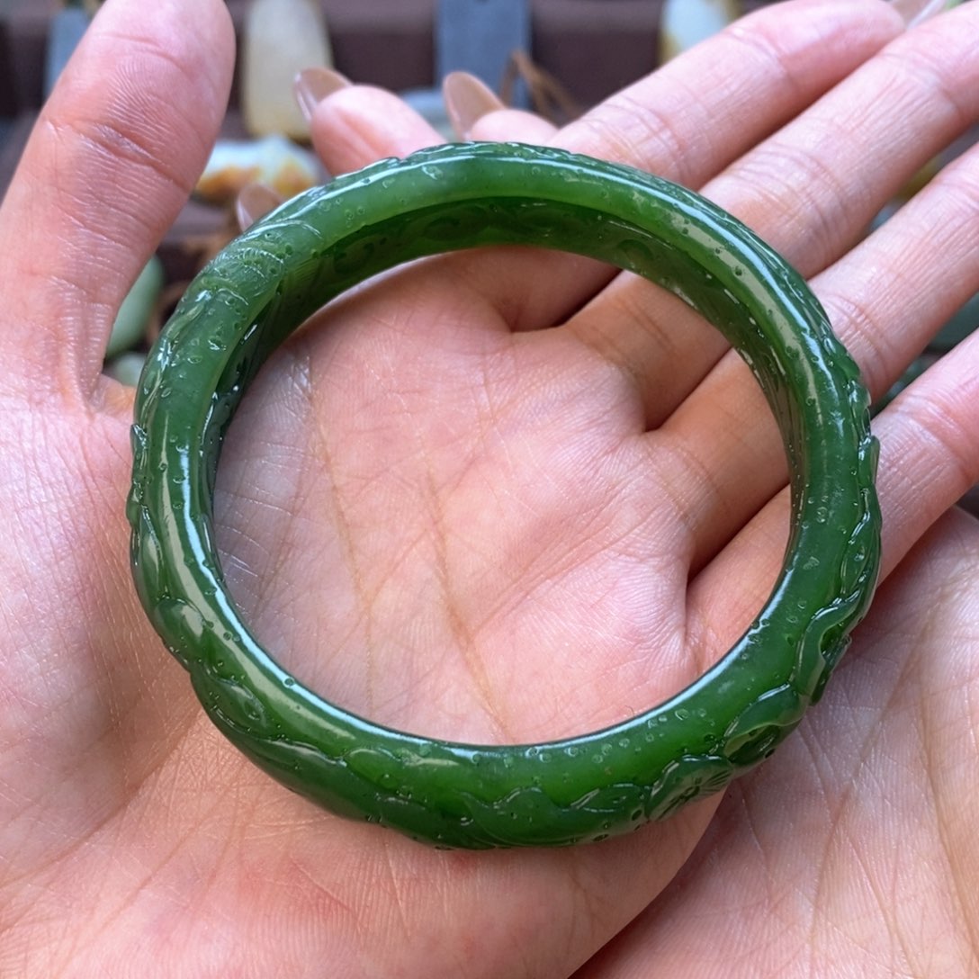 和田玉（碧玉）颈饰未镶嵌@**一59