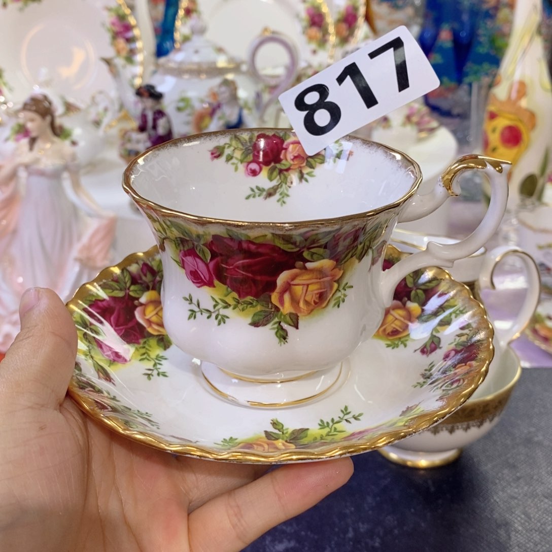 瓷器欧瓷咖啡杯水晶杯