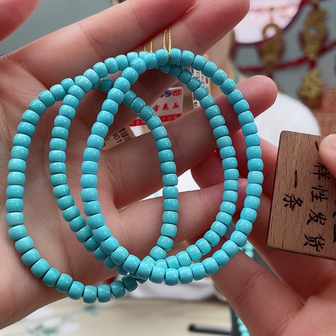 绿松石手串未镶嵌