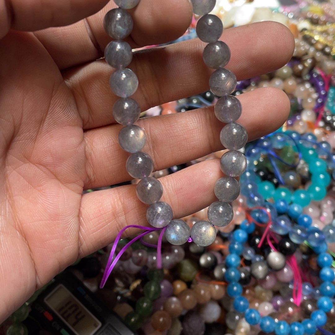 紫晶颈饰银S800镀金镶嵌