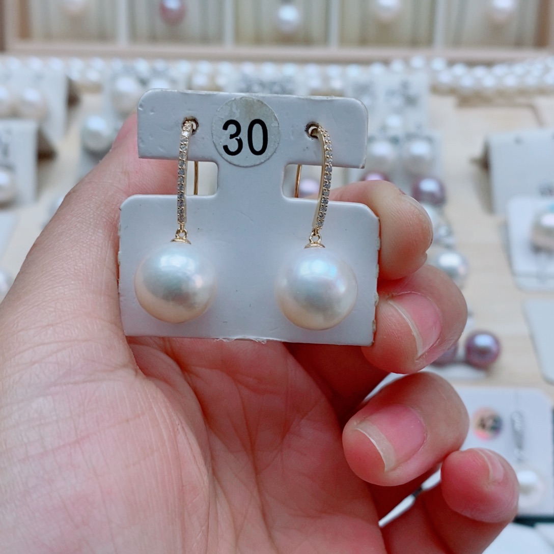 淡水珍珠颈饰银S925镶嵌