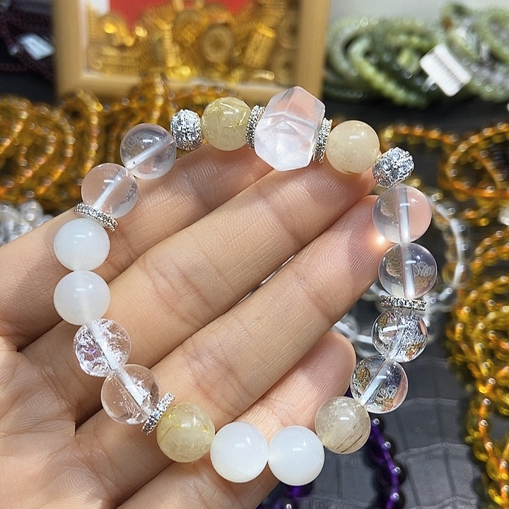 水晶手链未镶嵌原创10