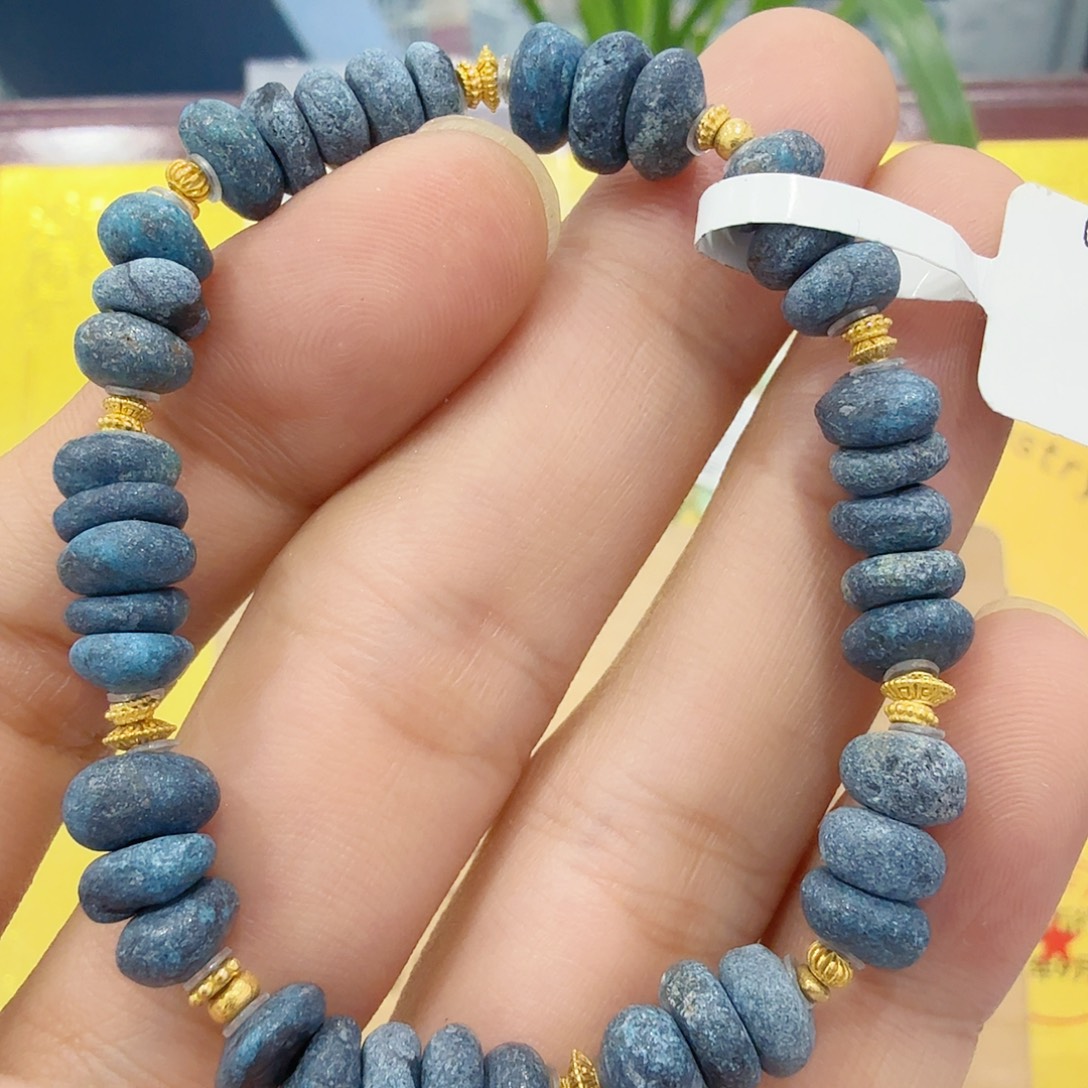 绿松石18K金镶嵌珠宝奇石