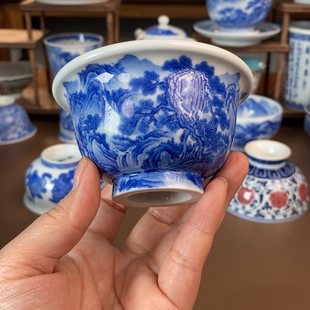 景德镇陶瓷手工手绘