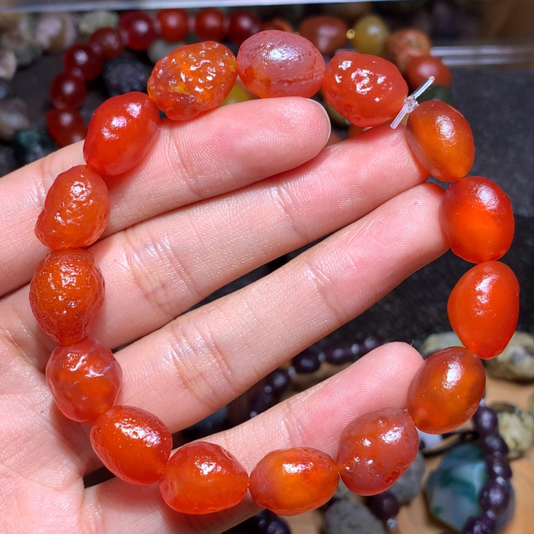 未镶嵌玛瑙/玉髓珠宝半成品