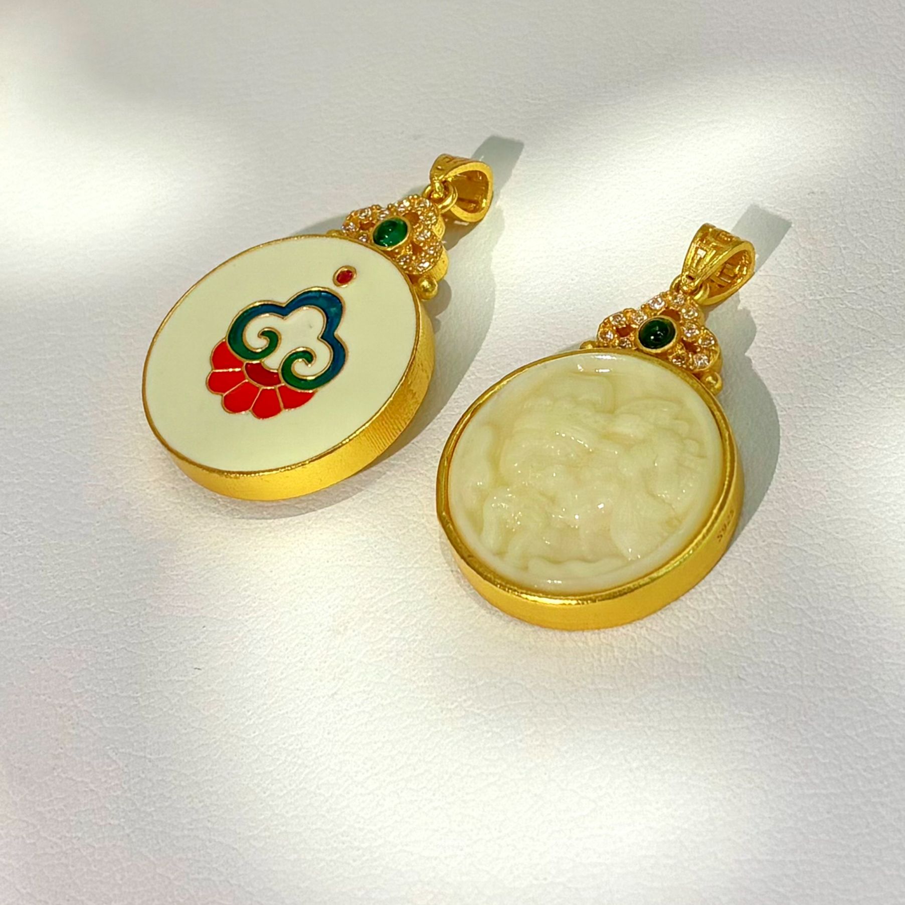 白蜡前世今生吊坠  2623 多样性发一件  不带链