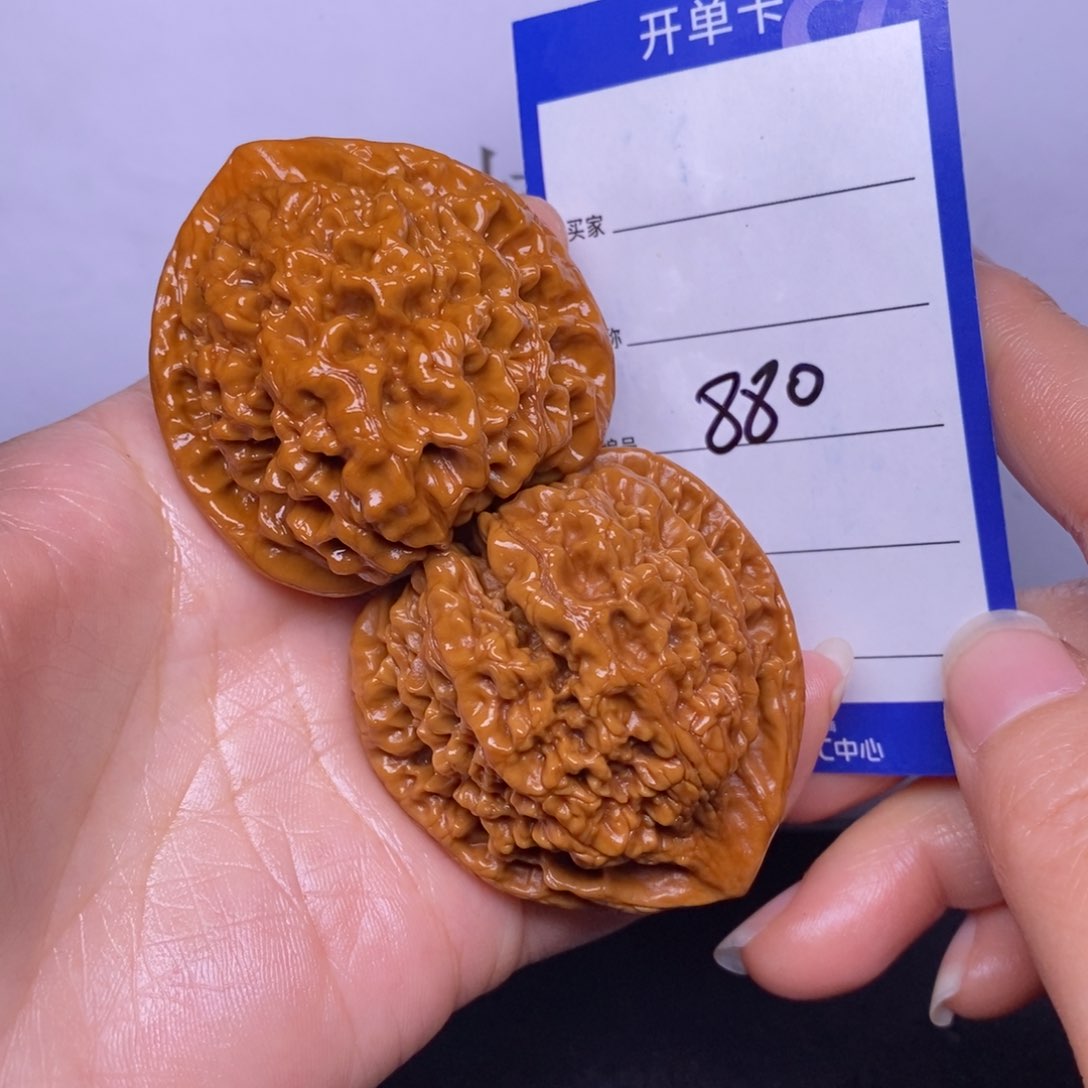 文玩核桃把件上*毅880/47官帽色差练手