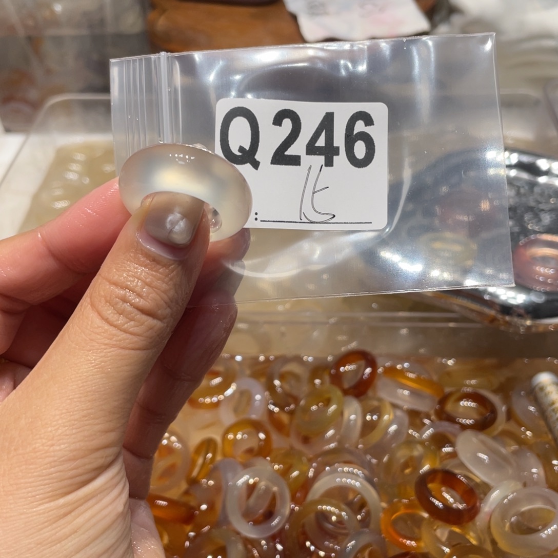 玛瑙/玉髓未镶嵌戒指246