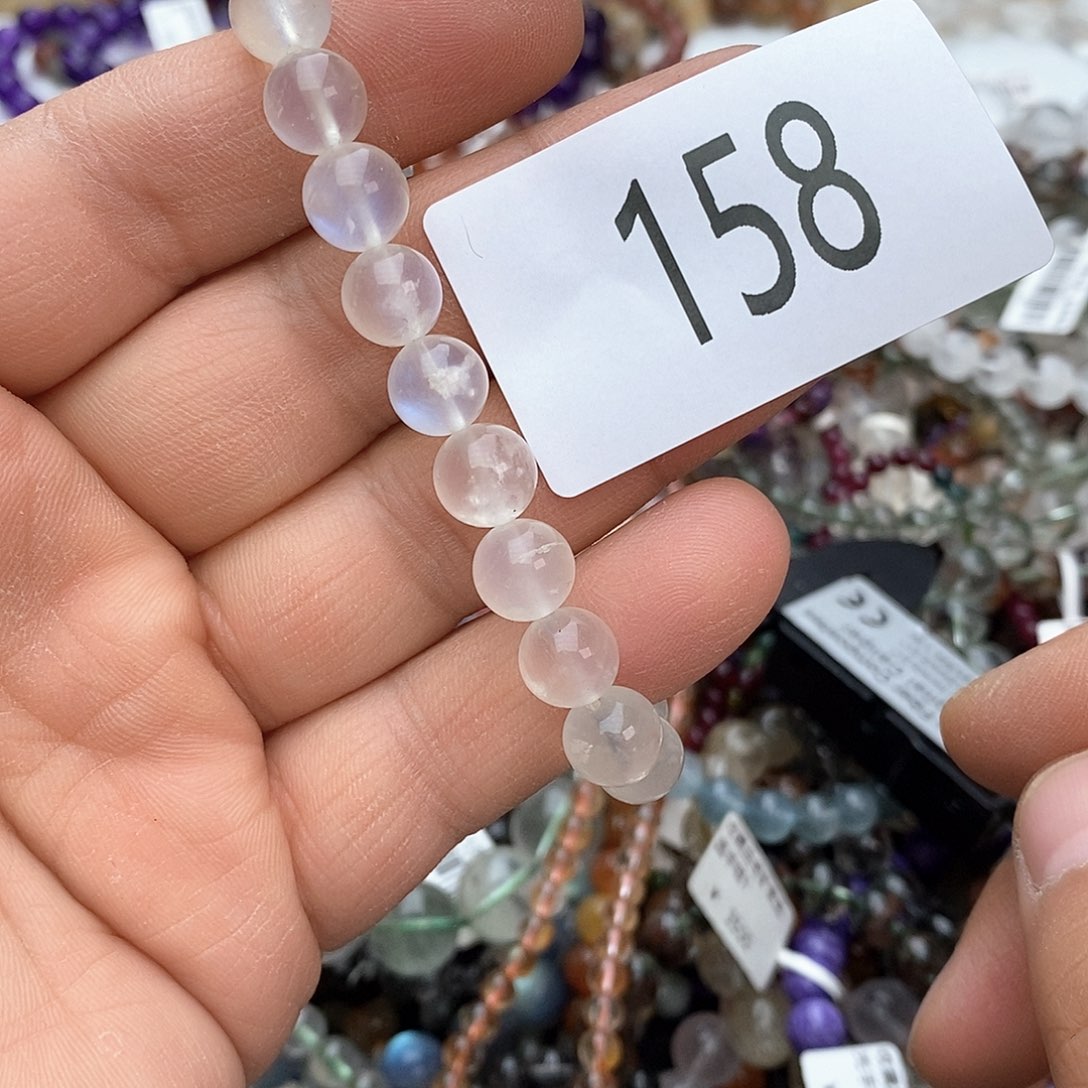 月光石手链未镶嵌手链