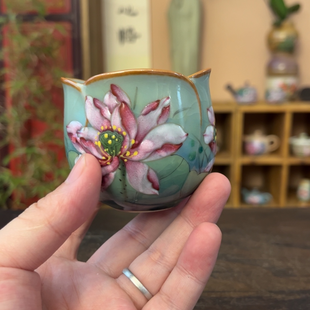 柴烧手工手工手绘陶瓷