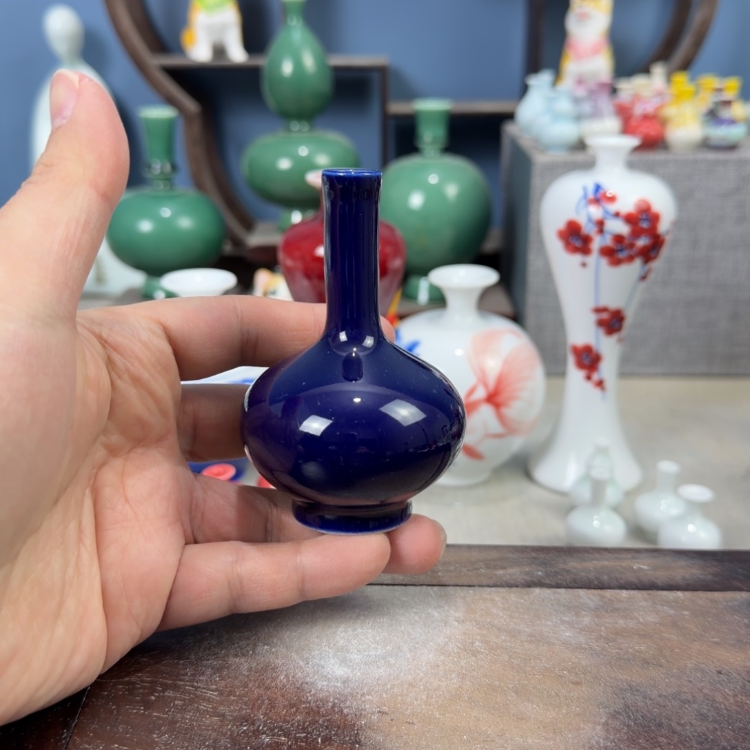 陶瓷手工小花器摆件