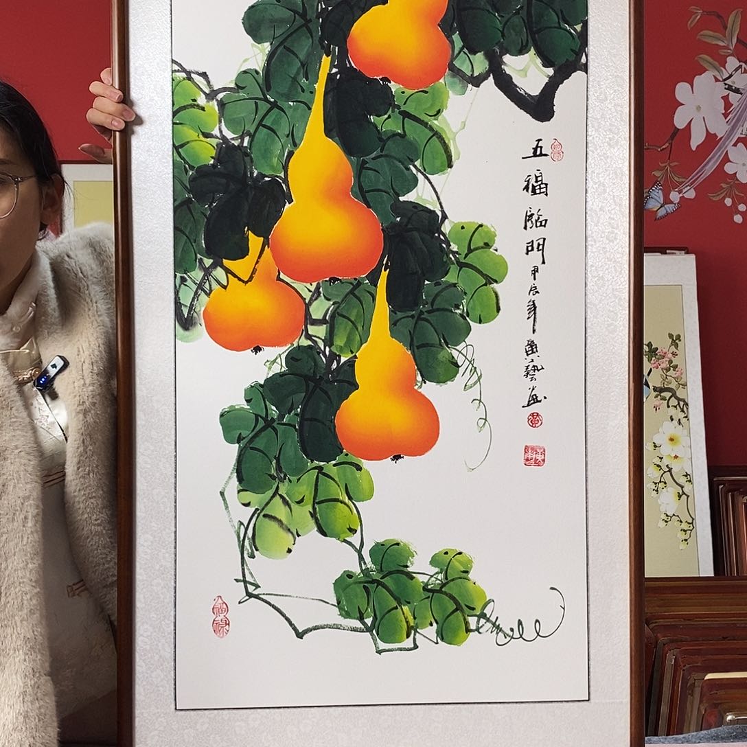 国画手写手绘63✖️123国画作品