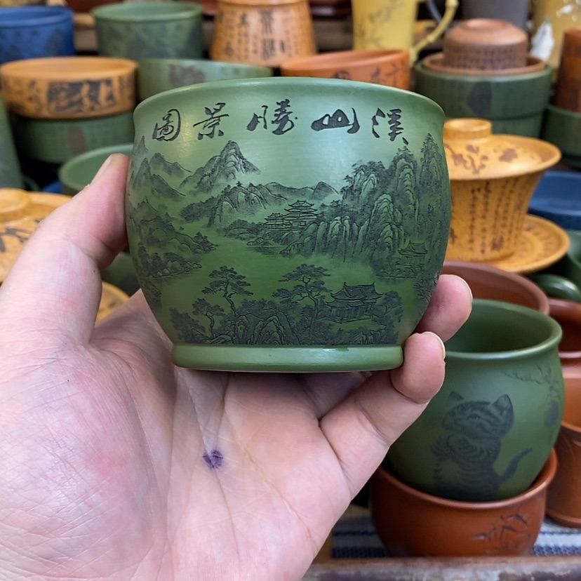 【闪购商品】紫砂杯子宜兴全手工紫砂杯