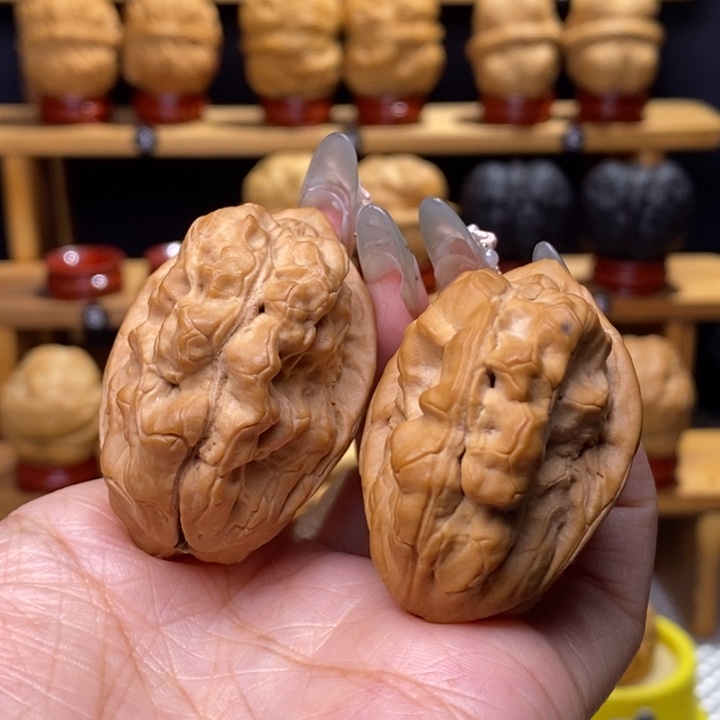 z****文玩核桃把件毒蝎子5号38尺