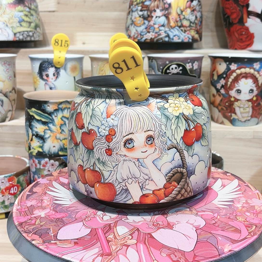 紫砂花盆手工花盆默认微瑕14/15