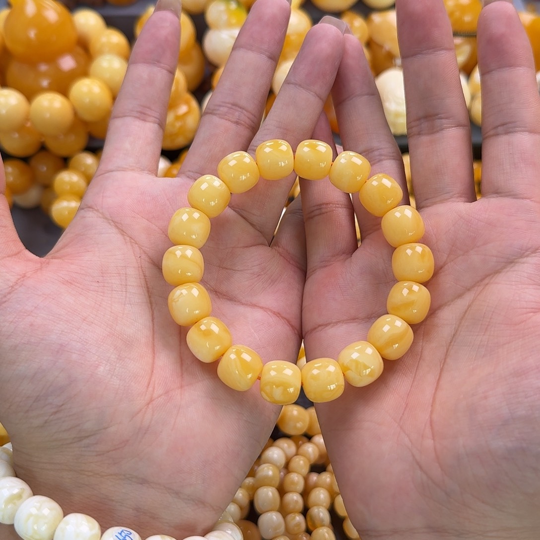 蜜蜡未镶嵌珠宝奇石同料13mm