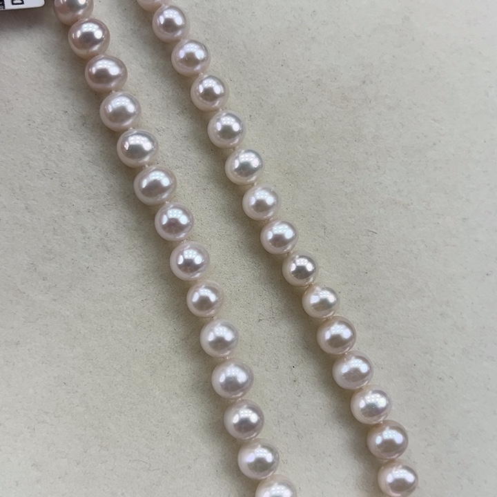 淡水珍珠银S925镶嵌颈饰➕9-10高品极光炫彩