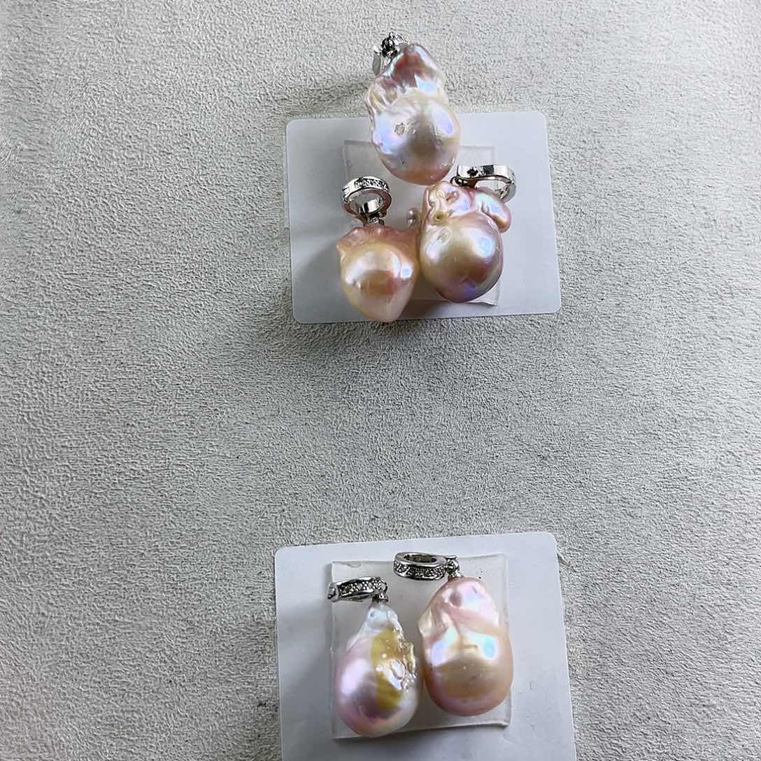 淡水珍珠吊坠(不含链)未镶嵌【纯恬】多样性发货