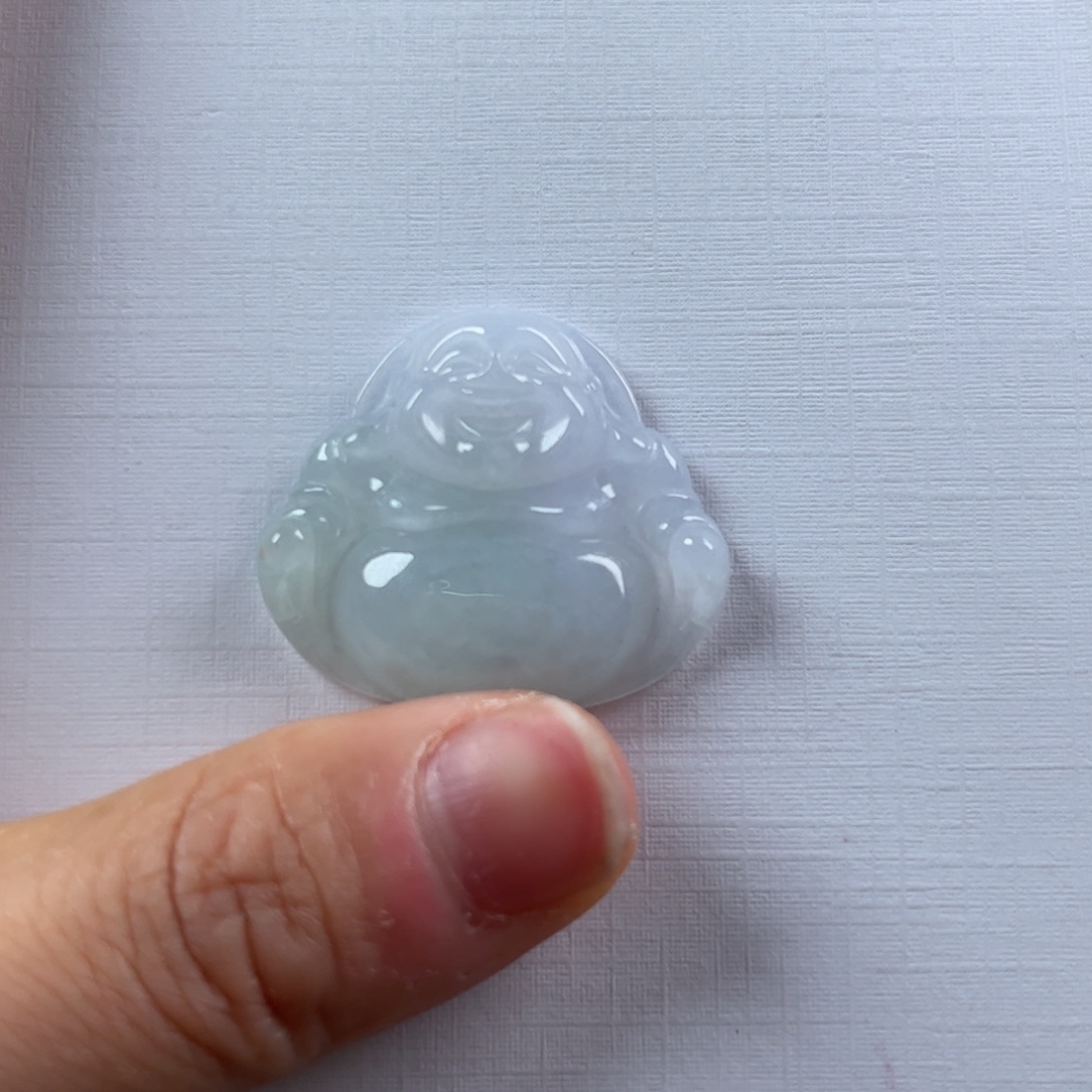 花****翡翠未镶嵌颈饰佛公