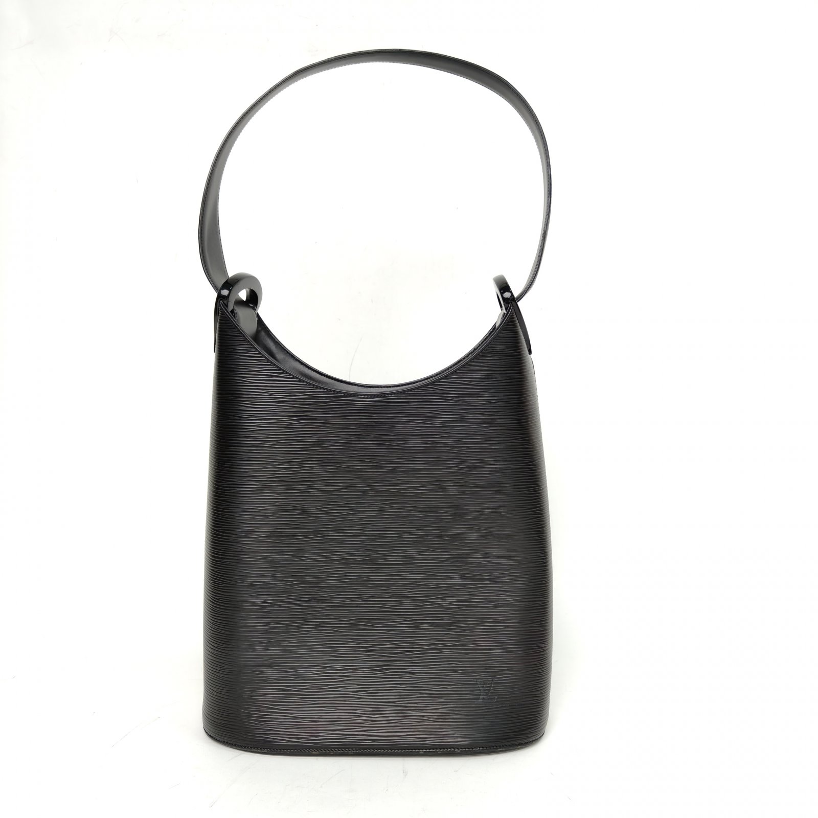 95新 LouisVuitton/路易威登 【娇】黑色牛皮黑扣1999单肩包 028405