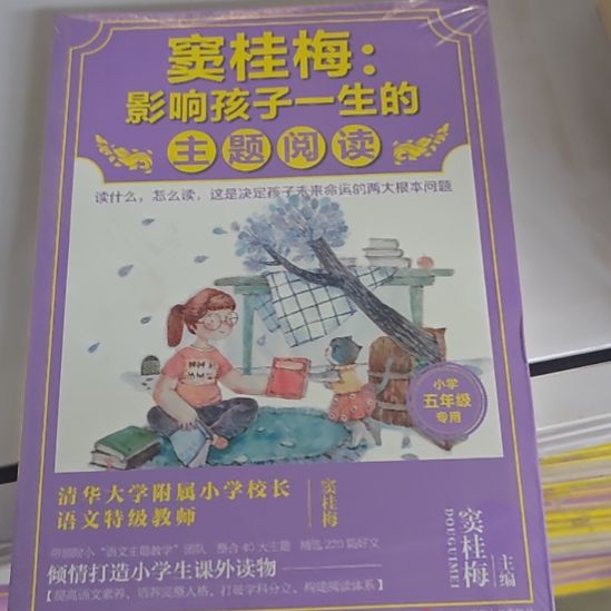 窦桂梅，影响孩子的一生的主题阅读五年级。