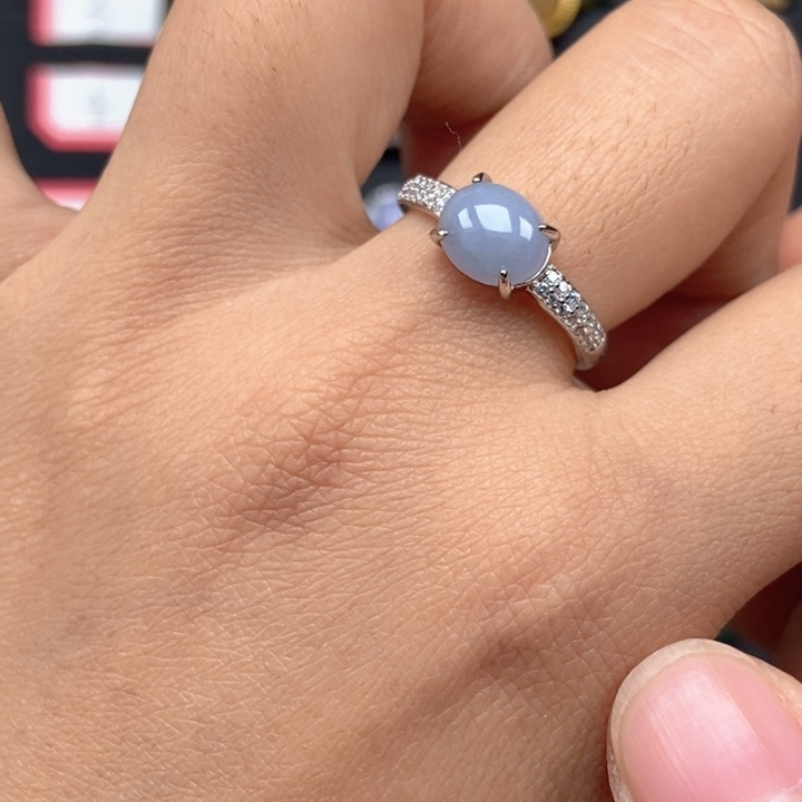 翡翠未镶嵌戒指戒指