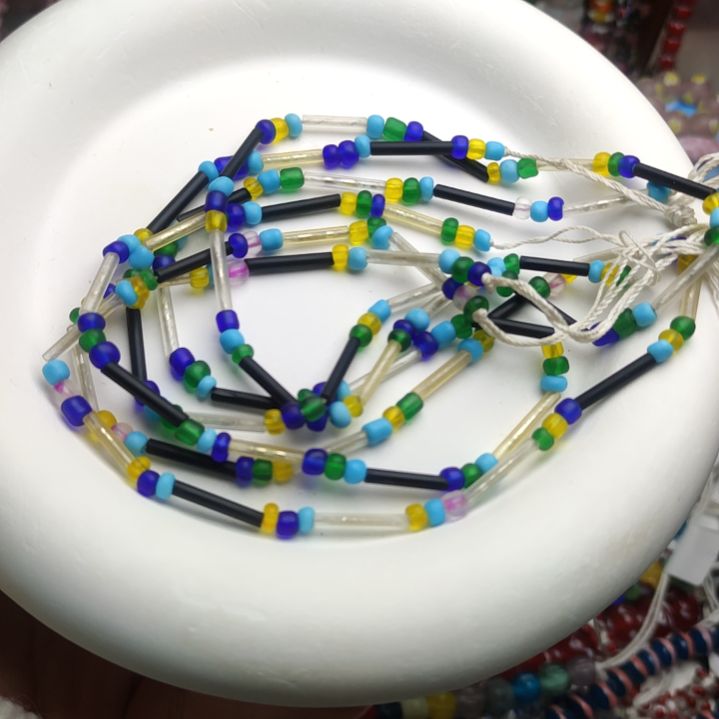 琉璃非金属阿富汗米珠一条